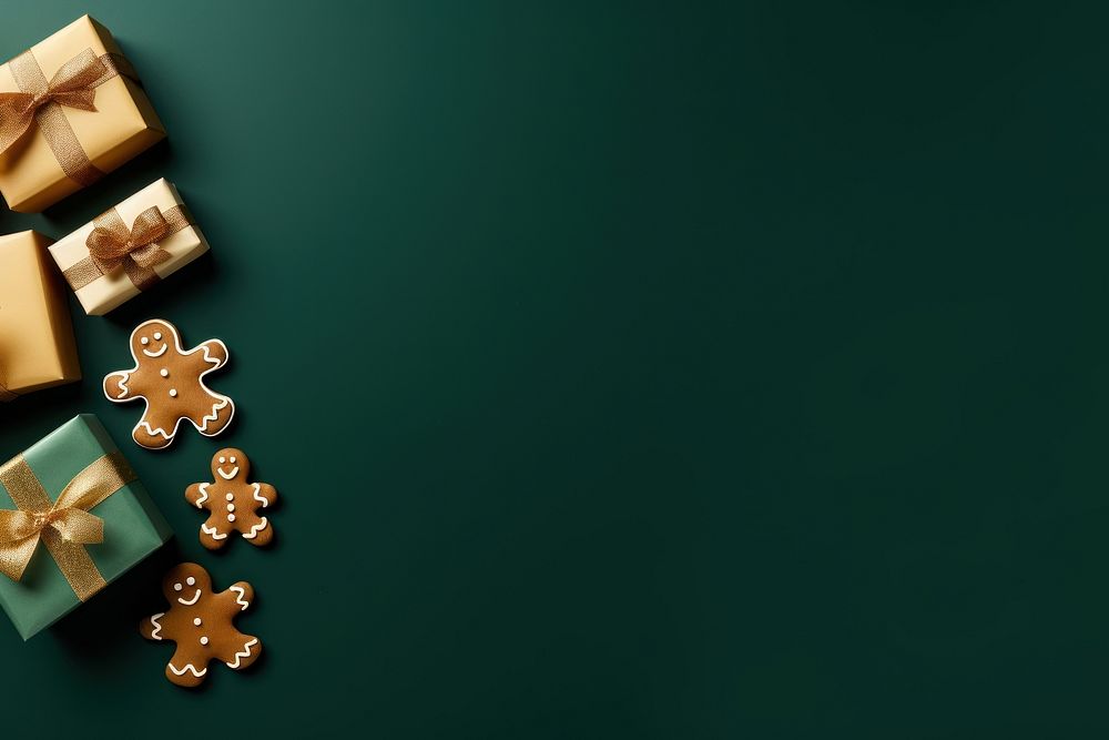 Decoration christmas green gift. AI generated Image by rawpixel.