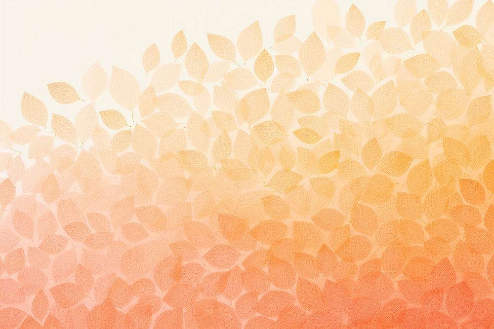 Autumn leaf falling pastel orange backgrounds pattern texture. AI generated Image by rawpixel.