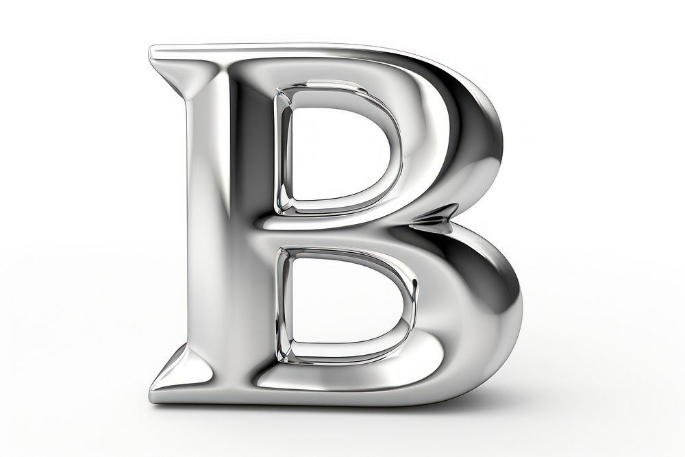 Alphabet b shape text white background appliance. AI generated Image by rawpixel.