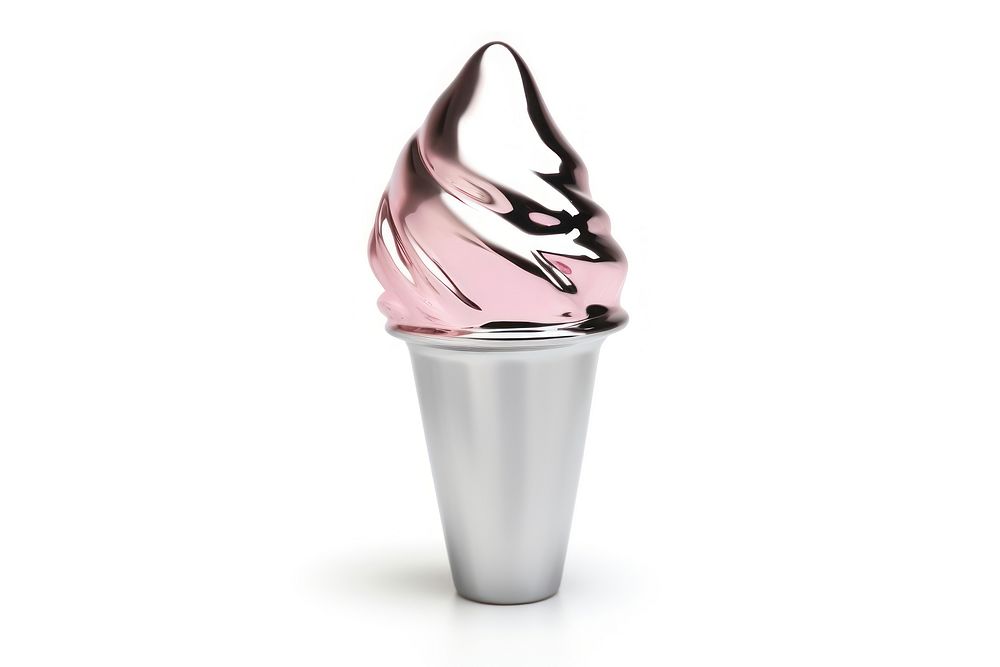 Ice cream white background dessert purple. AI generated Image by rawpixel.