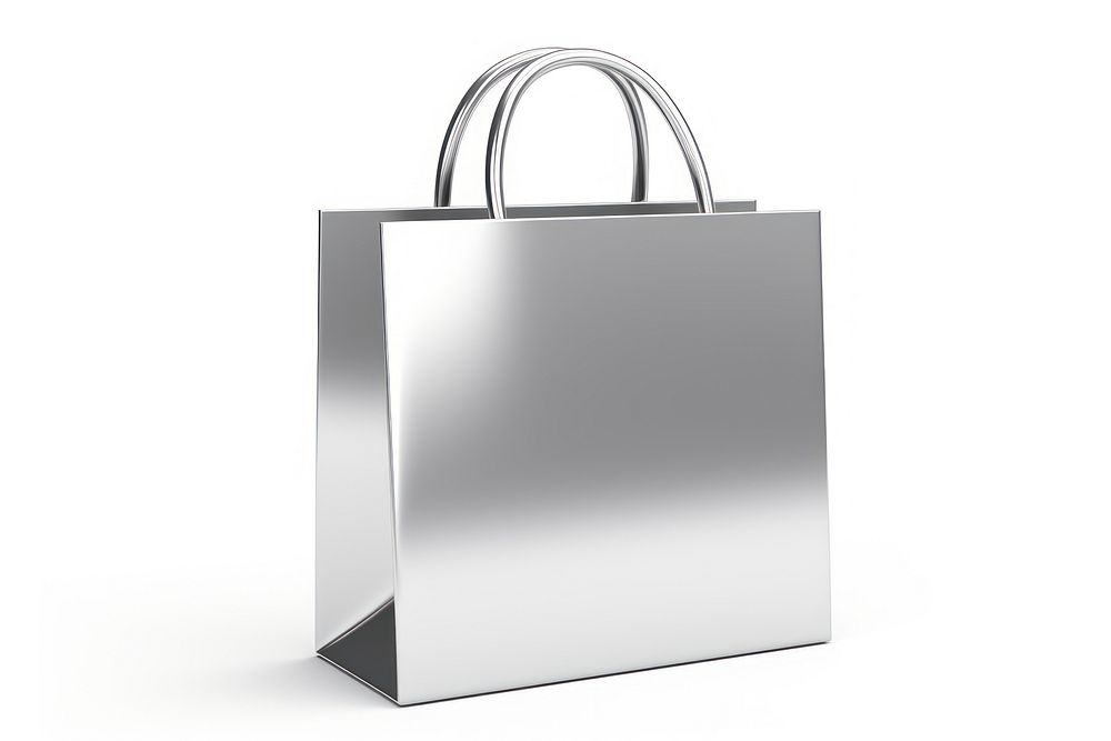 Shopping bag icon handbag white background accessories. AI generated Image by rawpixel.