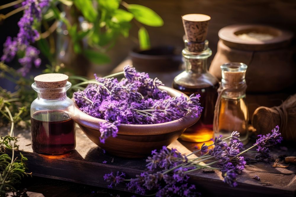 Aromatherapy lavender flower plant. AI generated Image by rawpixel.