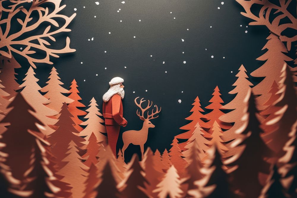 Christmas background christmas representation illuminated. AI generated Image by rawpixel.