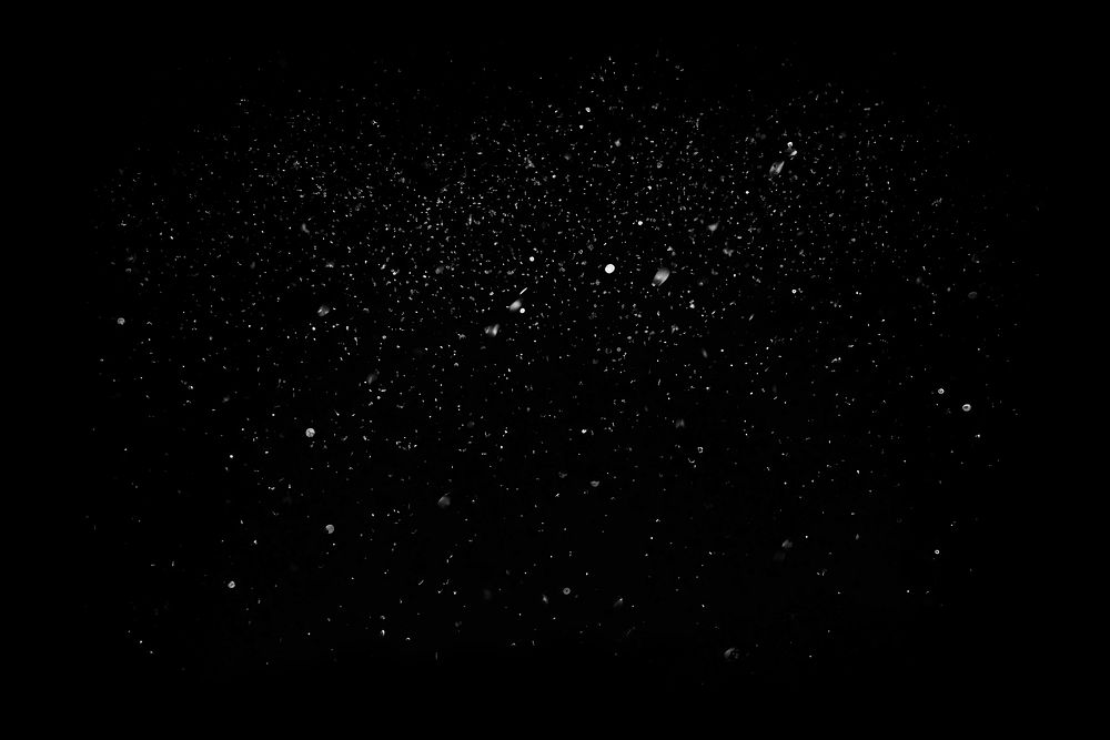 photo of realistic *snow* falling on a clear black background, winter, minimal, 8K --ar 3:2