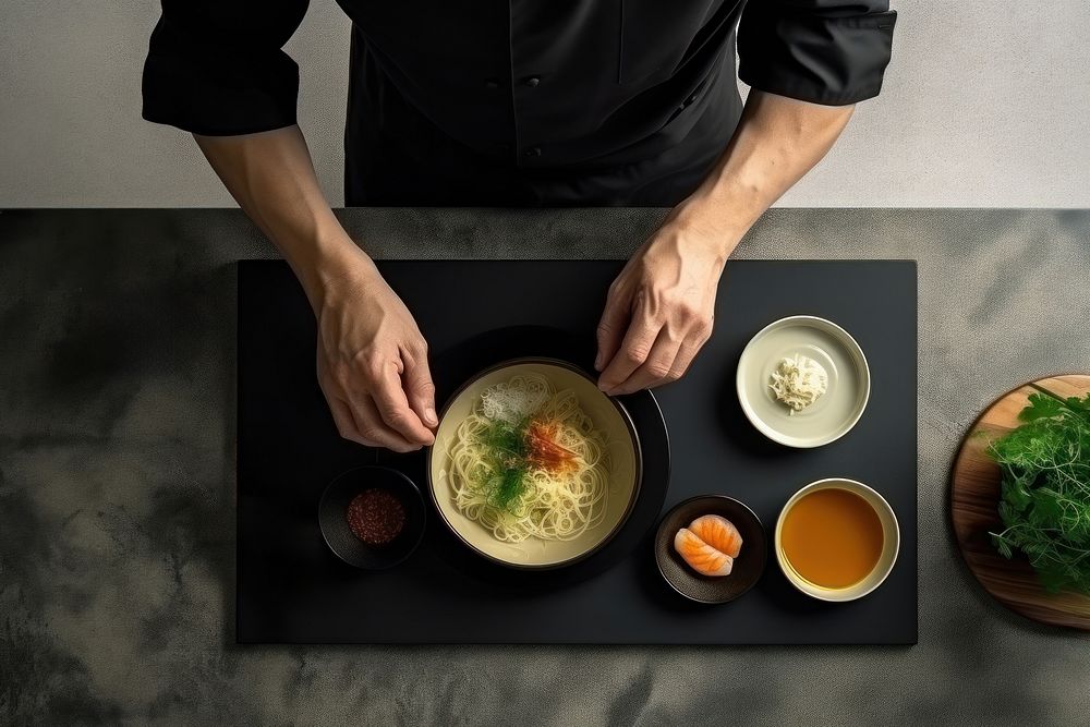 Ramen kitchen cooking plate. AI generated Image by rawpixel.
