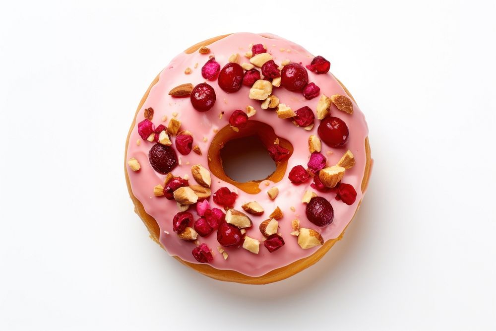 Donut dessert food cake. AI generated Image by rawpixel.