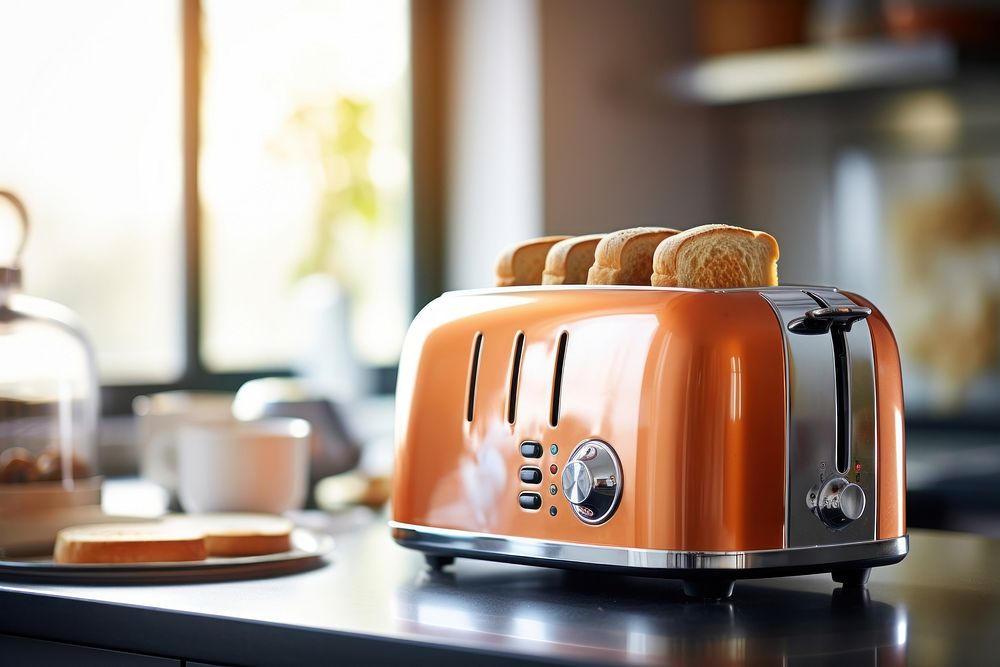 Toaster appliance kitchen technology. AI generated Image by rawpixel.
