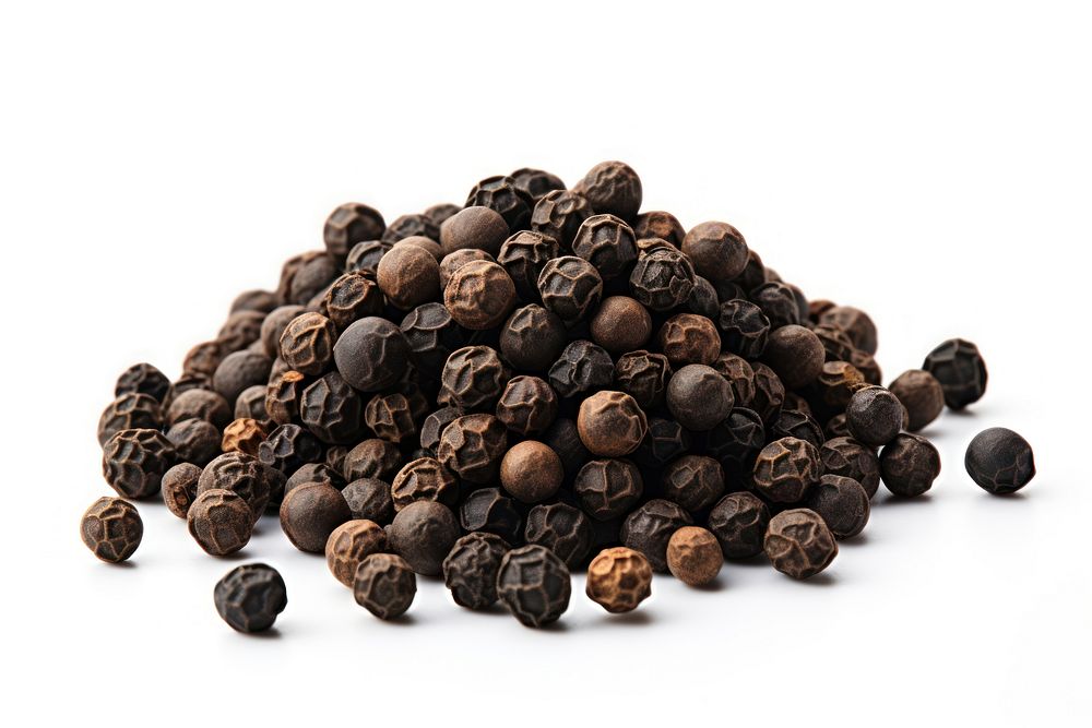 Black pepper plant food white background. AI generated Image by rawpixel.