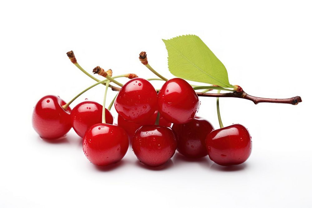 Cherrys fruit plant food. AI generated Image by rawpixel.
