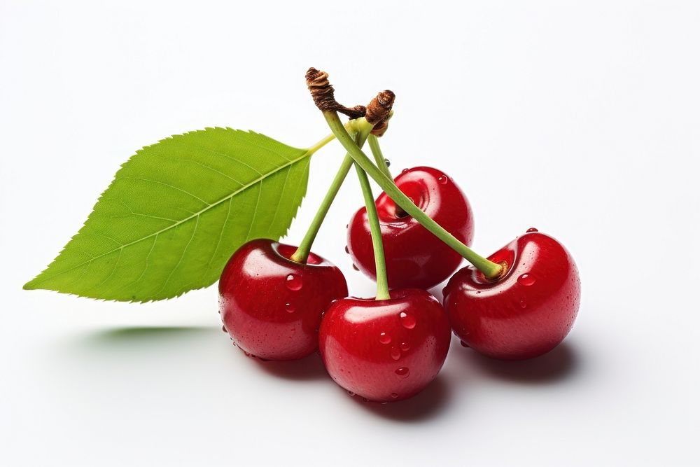 Cherrys fruit plant food. AI generated Image by rawpixel.
