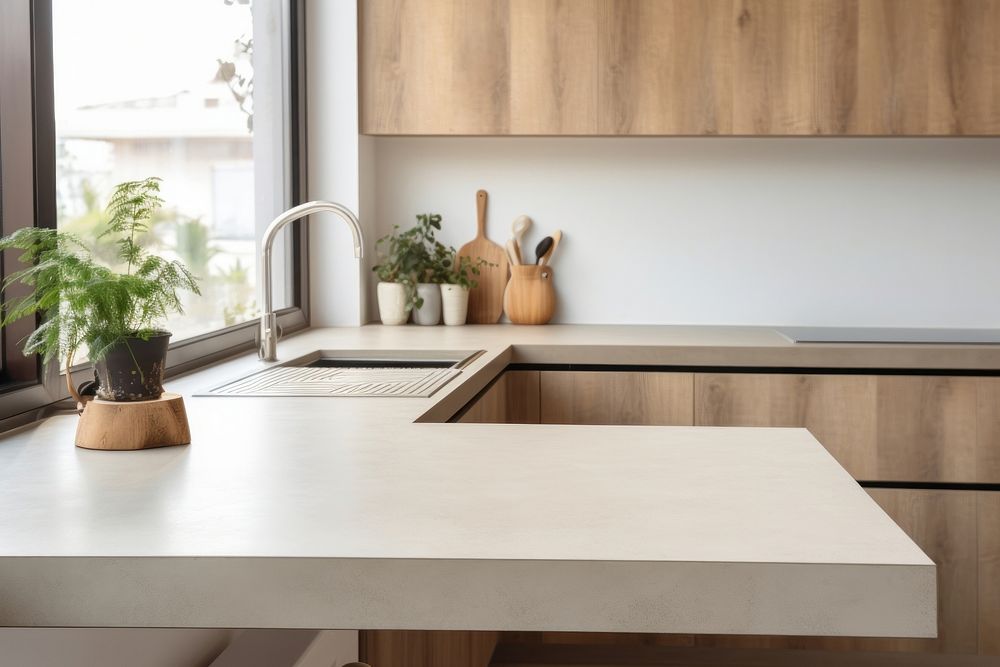 Furniture kitchen window table. 