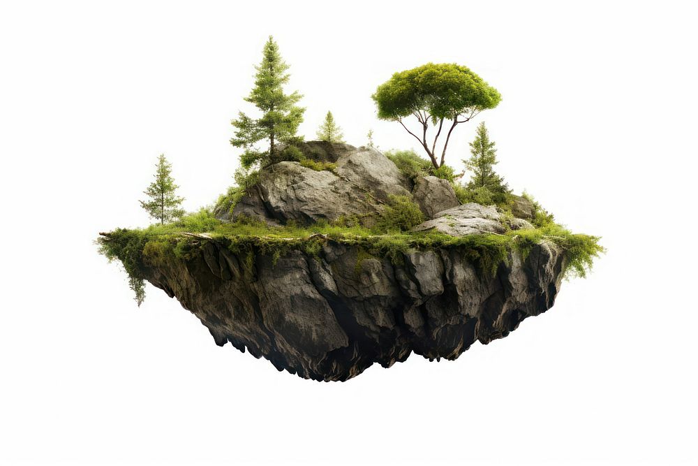Rock land landscape outdoors. AI generated Image by rawpixel.