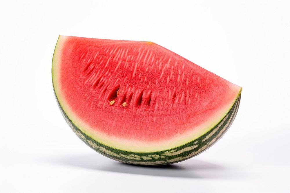 Ripe striped watermelon fruit plant food. AI generated Image by rawpixel.