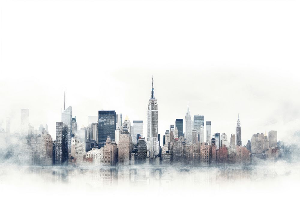 New york architecture cityscape outdoors. AI generated Image by rawpixel.