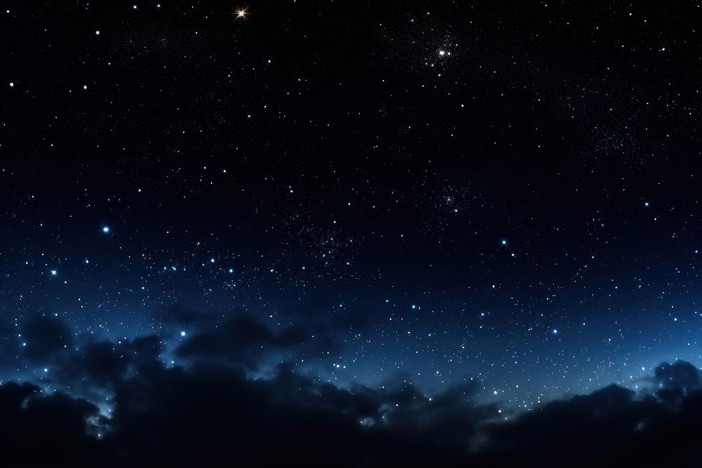 Night sky backgrounds astronomy outdoors. AI generated Image by rawpixel.