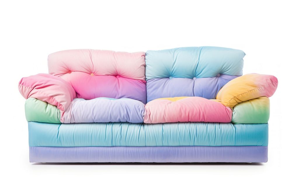 Pastelsofa furniture cushion pillow. AI generated Image by rawpixel.