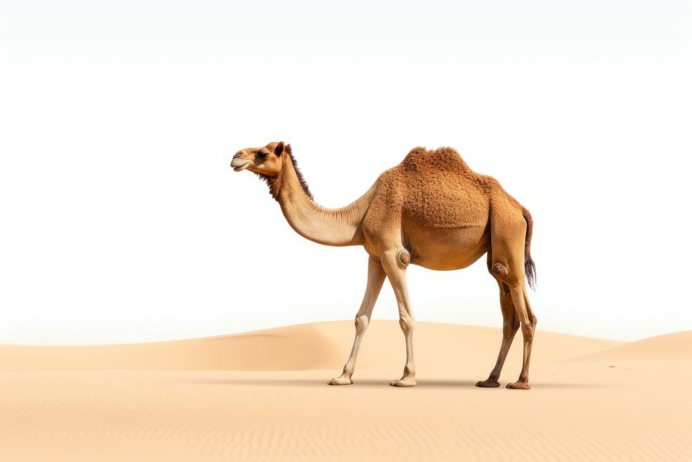 Egypt camel desert animal. AI generated Image by rawpixel.