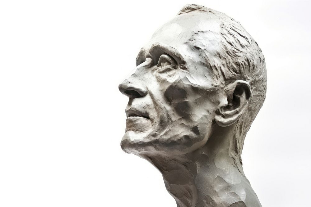 Sculpture portrait statue photo. AI generated Image by rawpixel.