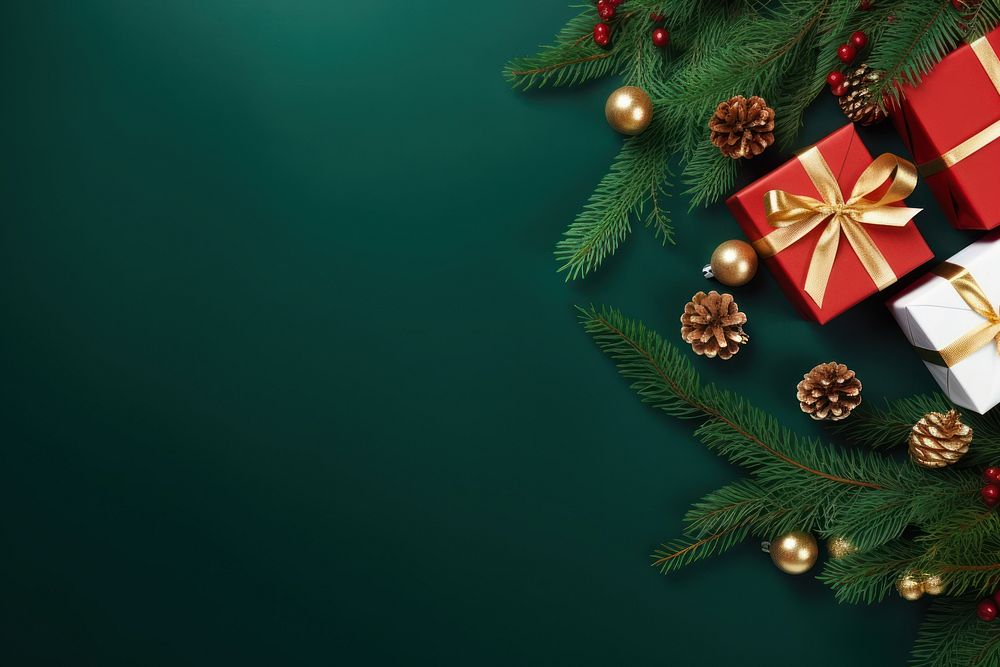 Christmas composition christmas backgrounds decoration. AI generated Image by rawpixel.