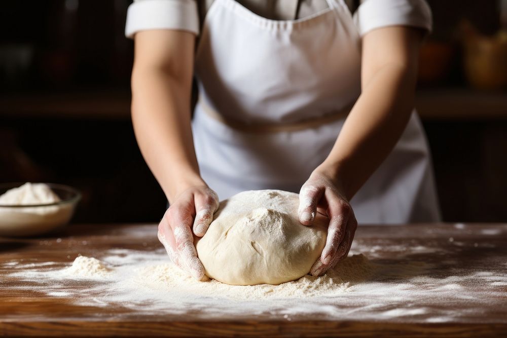 Cooking making dough hand. AI generated Image by rawpixel.
