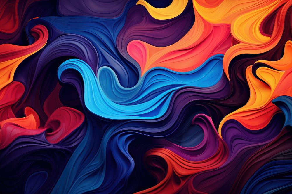 Wallpaper abstract pattern art. AI generated Image by rawpixel.