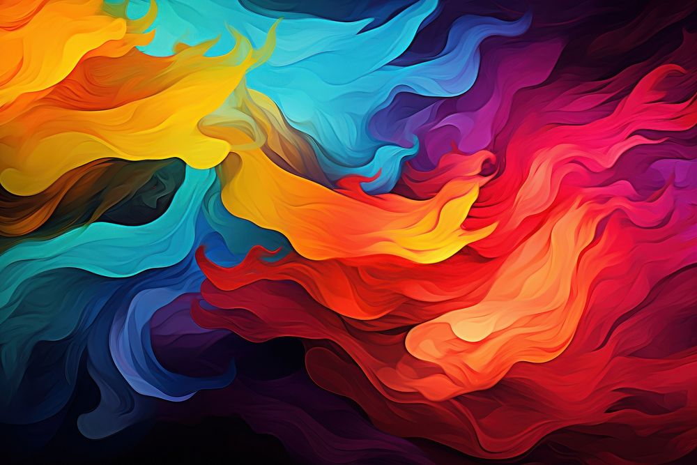Wallpaper abstract painting pattern. AI generated Image by rawpixel.