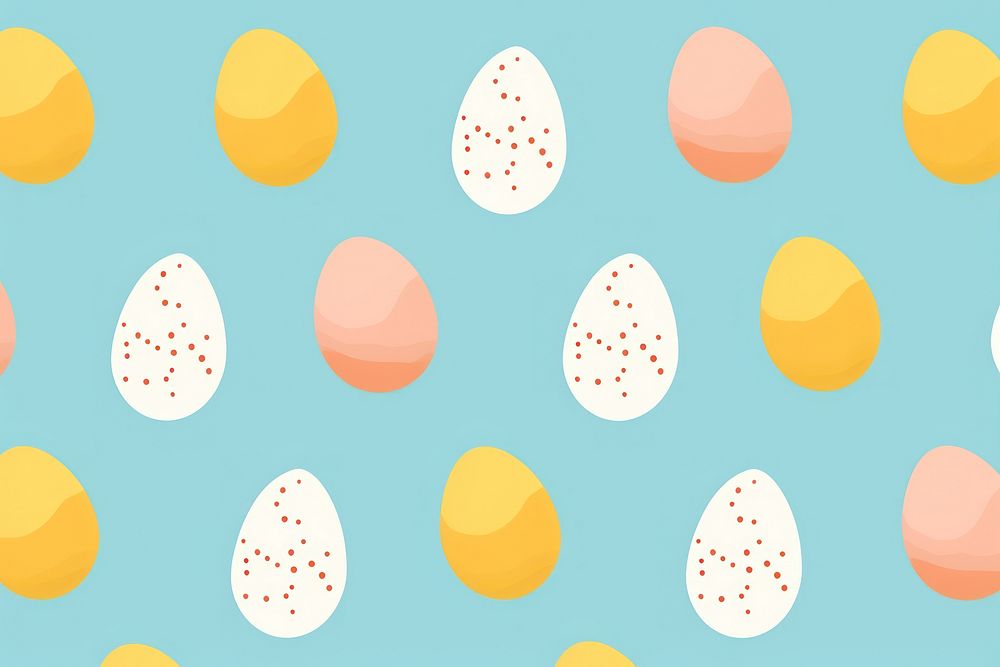 Boiled egg pattern backgrounds food. AI generated Image by rawpixel.