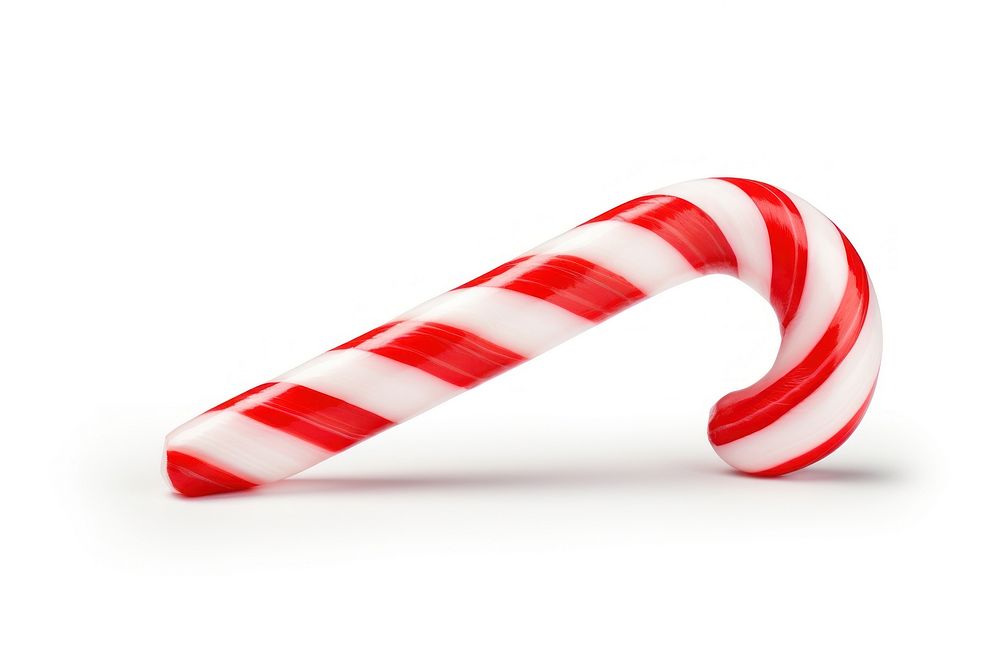 Candy cane confectionery white background celebration. AI generated Image by rawpixel.