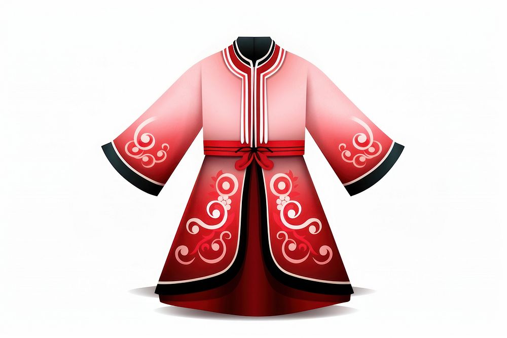 Chinese new year costume kimono tradition clothing. AI generated Image by rawpixel.