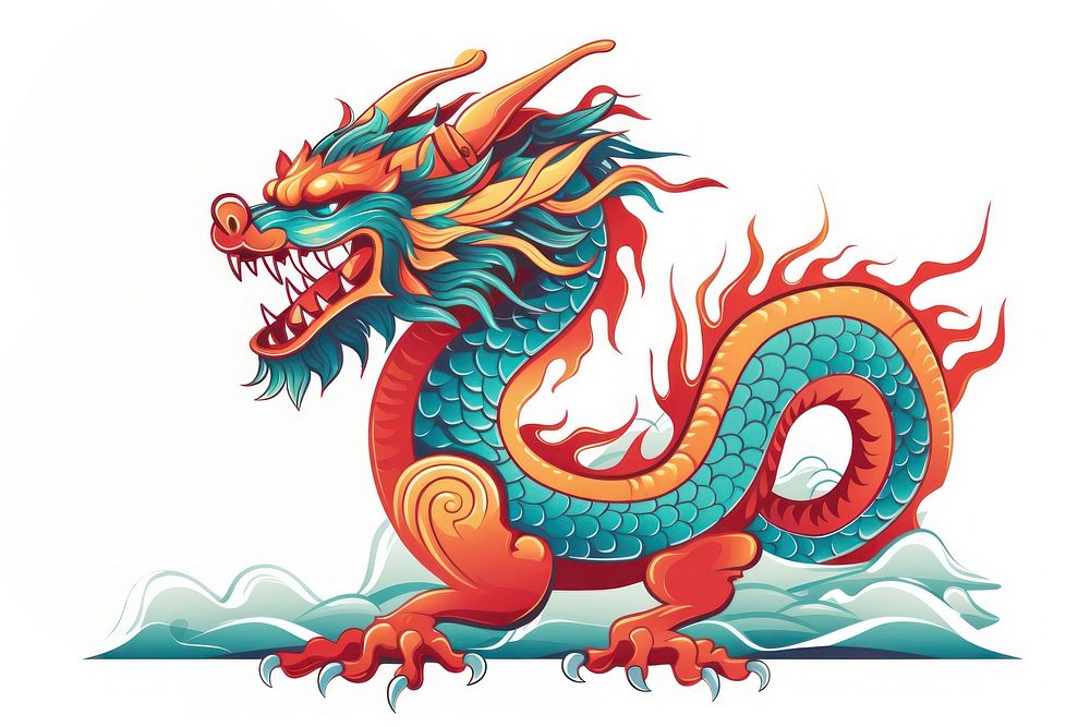 Chinese dragon representation chinese dragon | Free Photo Illustration ...