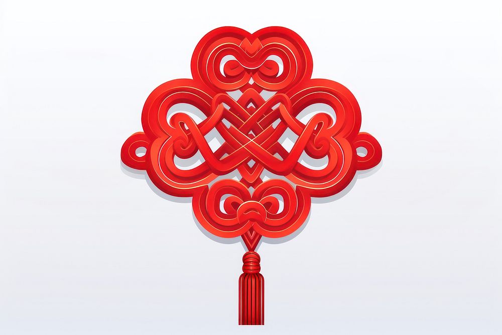 Chinese Knot confectionery celebration creativity. AI generated Image by rawpixel.