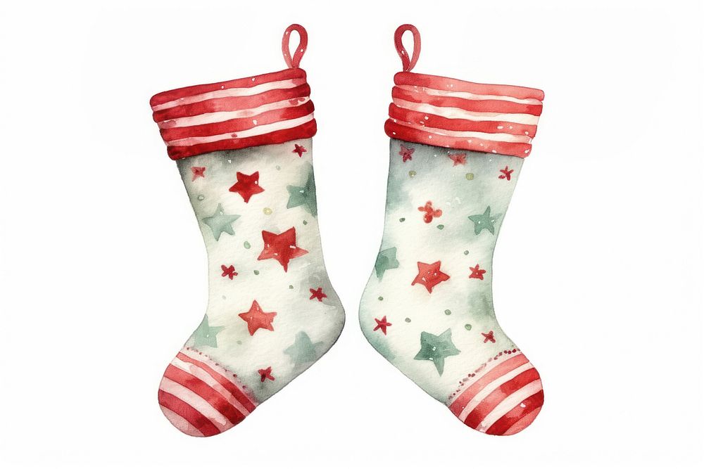 Christmas socks christmas celebration decoration. AI generated Image by rawpixel.