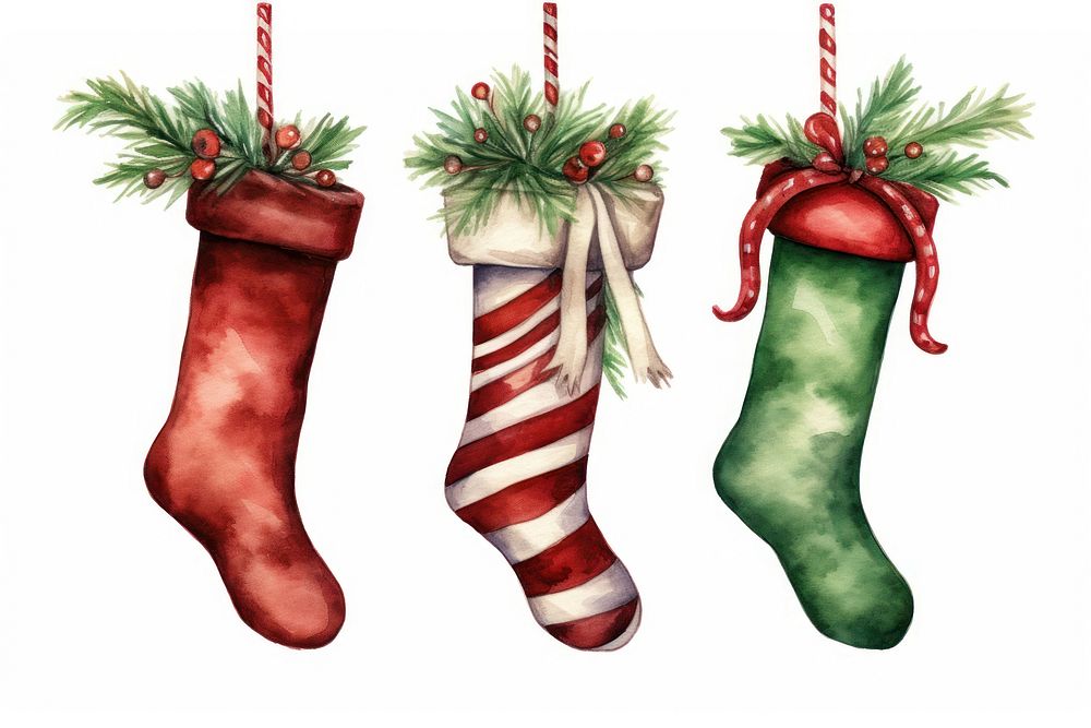 Christmas socks christmas gift celebration. AI generated Image by rawpixel.
