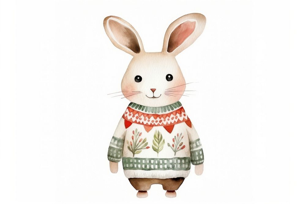 Christmas figurine rodent mammal. AI generated Image by rawpixel.