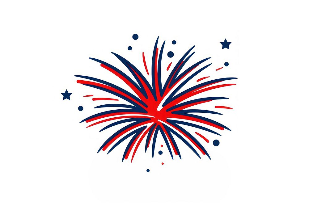 Firework fireworks line white background. AI generated Image by rawpixel.