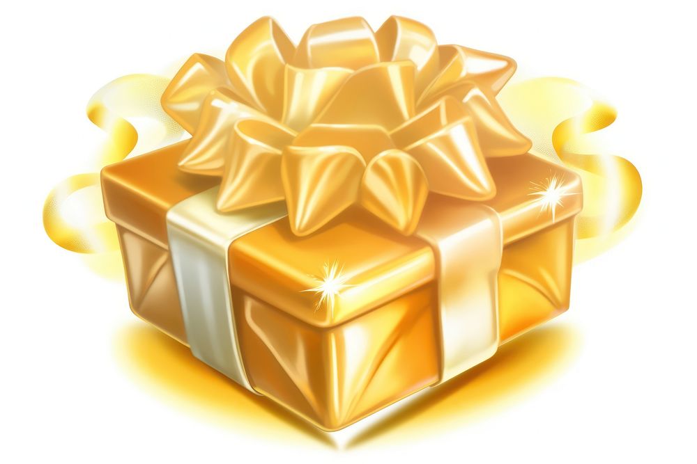 Gift box illuminated celebration anniversary. AI generated Image by rawpixel.