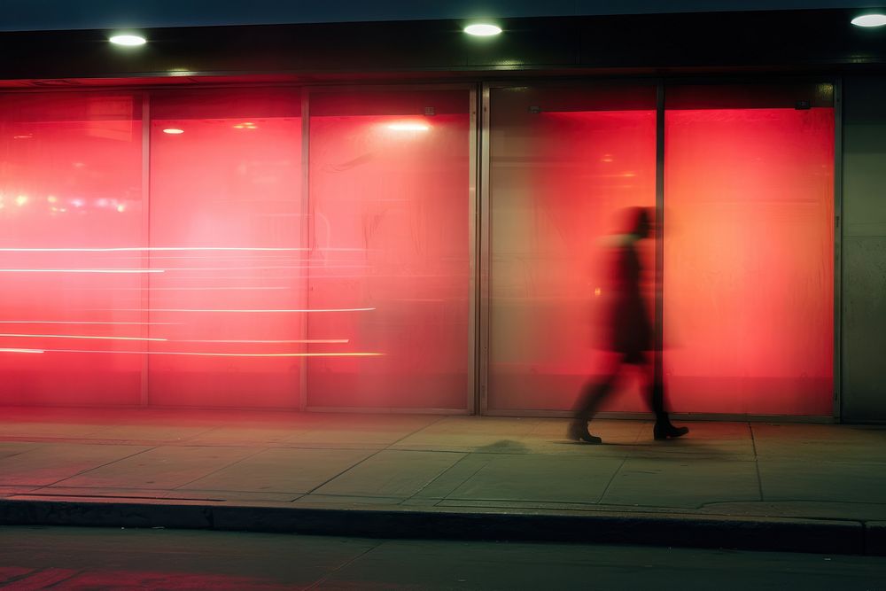 Midnight Los angeles lighting outdoors motion. AI generated Image by rawpixel.