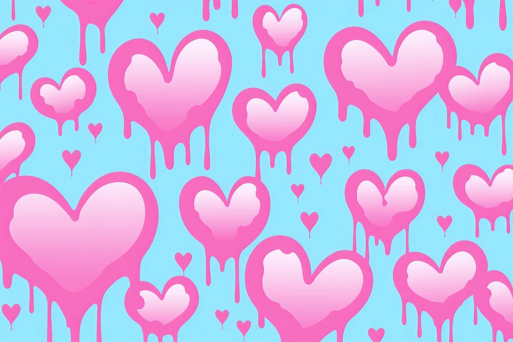 Melting heart pattern backgrounds creativity. AI generated Image by rawpixel.
