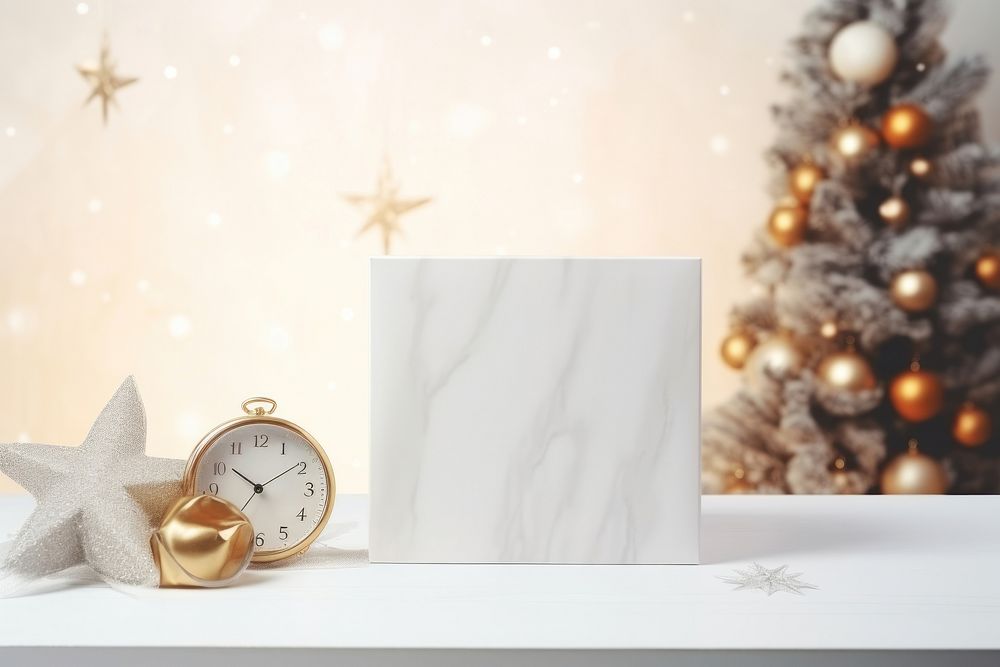 Christmas decoration white gift. AI generated Image by rawpixel.