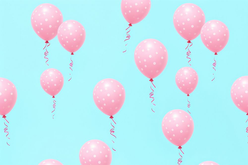 Party balloon backgrounds pattern celebration. AI generated Image by rawpixel.