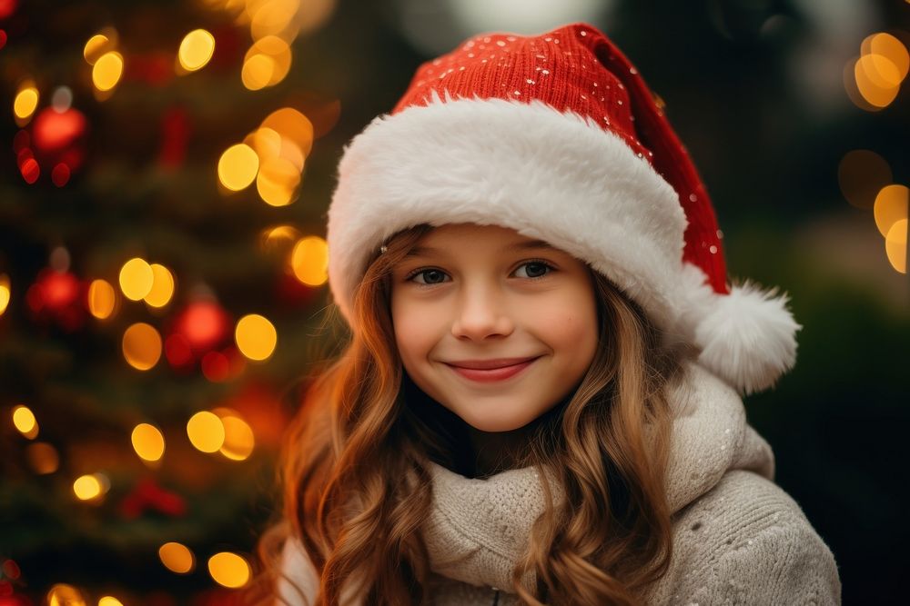 Beautiful Christmas decoration christmas portrait. AI generated Image by rawpixel.