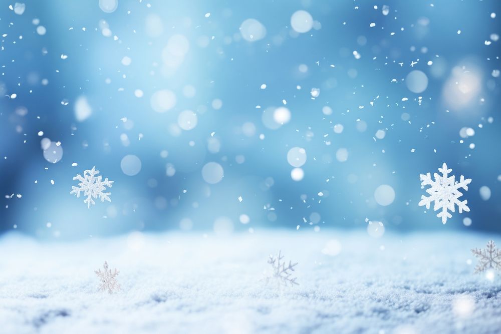 Snowy background snowflake backgrounds outdoors. AI generated Image by rawpixel.
