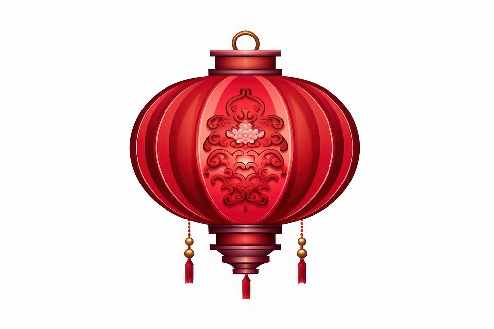 Red lantern celebration creativity decoration. AI generated Image by rawpixel.