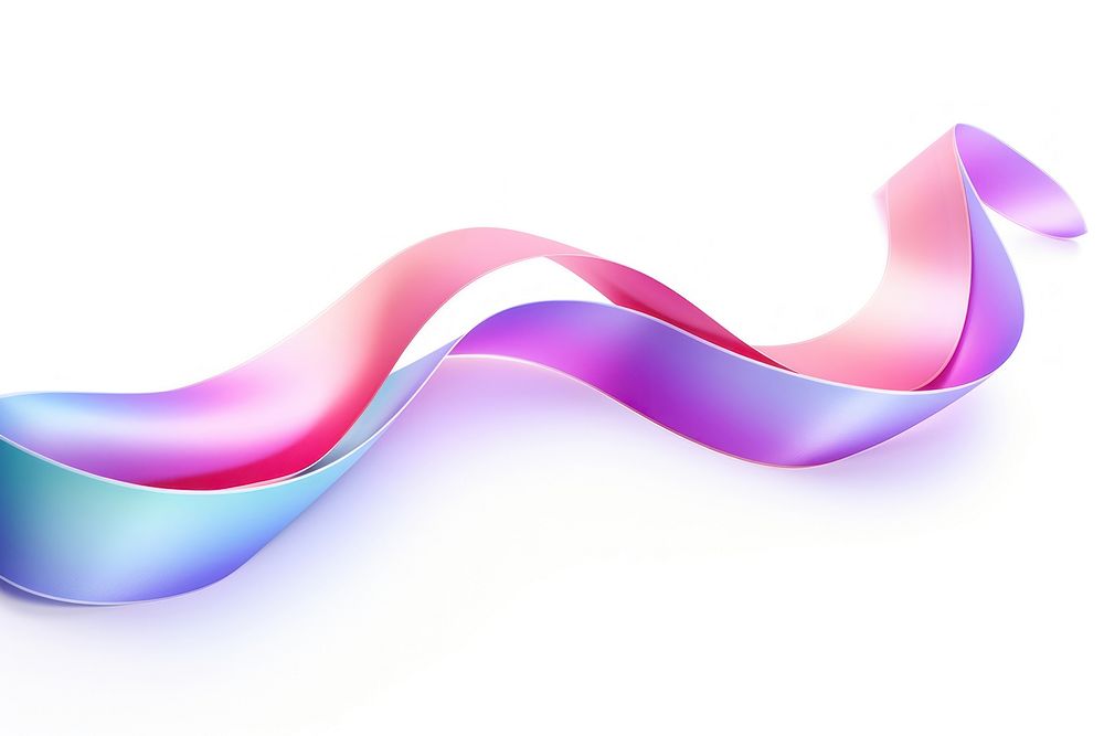 Ribbon backgrounds white background futuristic. AI generated Image by rawpixel.