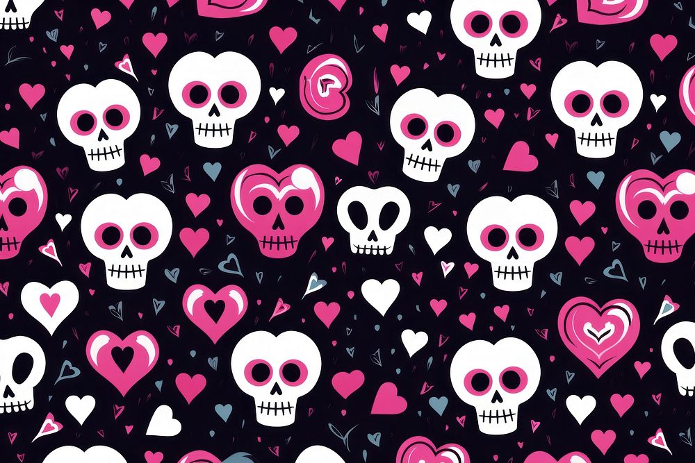 Pattern backgrounds heart creativity. AI generated Image by rawpixel.