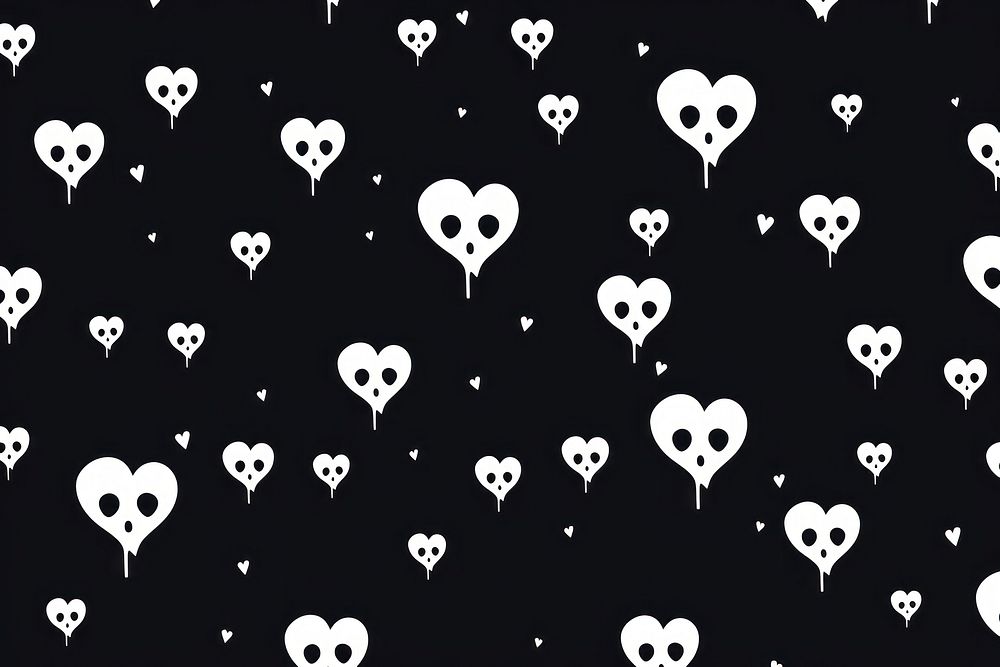 Pattern backgrounds heart accessories. AI generated Image by rawpixel.