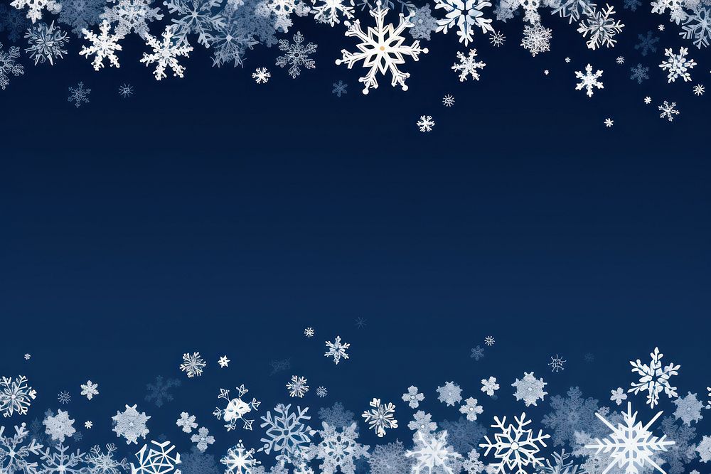 Snowflake backgrounds winter illuminated. AI generated Image by rawpixel.