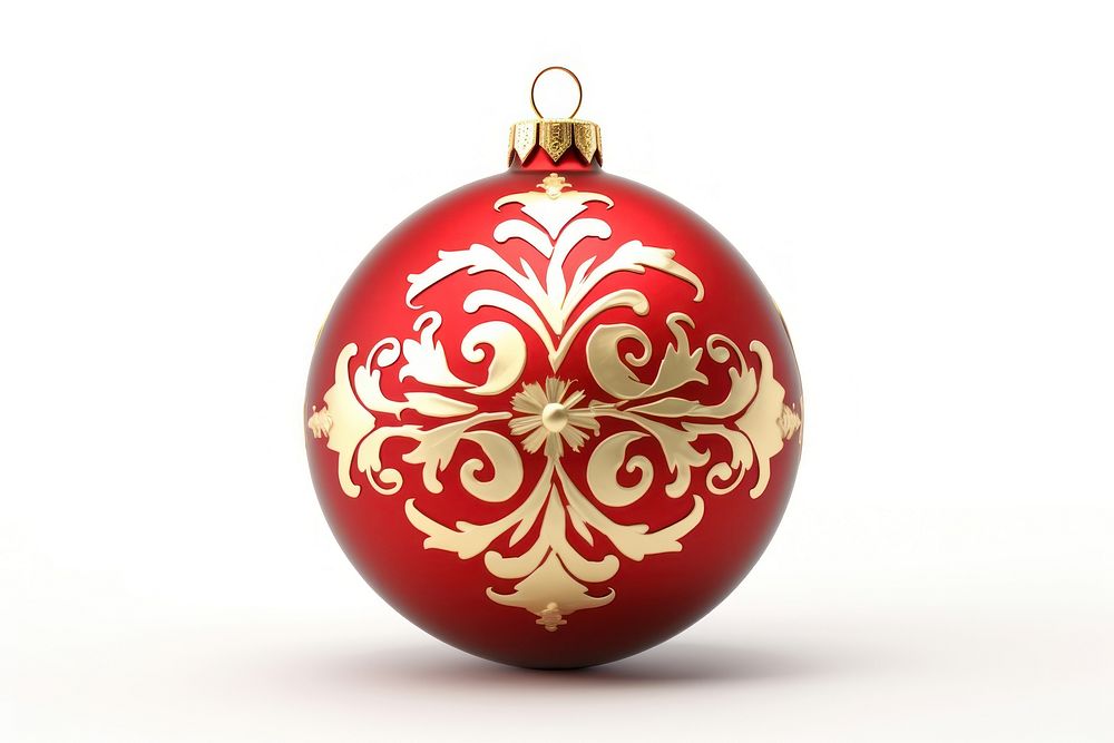 Christmas ornaments ball christmas christmas ornament white background. AI generated Image by rawpixel.