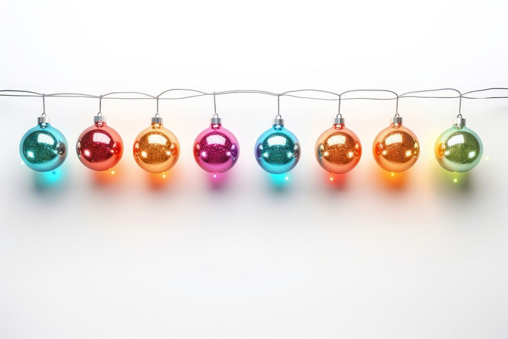 Christmas ornaments bright light garlands christmas jewelry christmas ornament. AI generated Image by rawpixel.