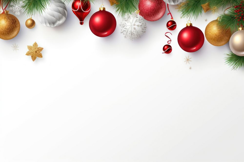 Christmas tree balls backgrounds decoration celebration. AI generated Image by rawpixel.